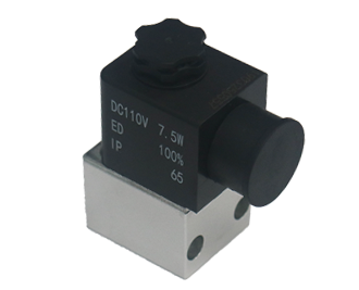Two-position three-way pre-controlled solenoid valve--ellipsis